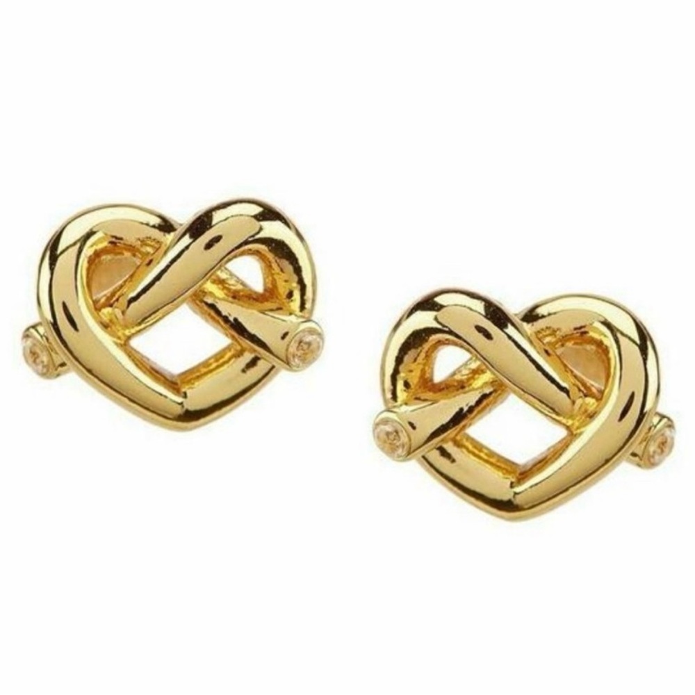 KATE SPADE • Love Me Knot Gold Stud Earrings